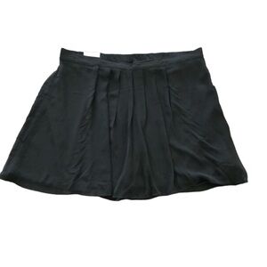 NWT OLD NAVY‎ JUPE SKIRT BLACK Women’s fullylined PLEATED XL summer lightweight